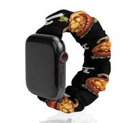 Pumpkin Pi Funny Math Watch Band Compatible with Apple Watch Elastic Scrunchie Watch Strap Replacement Wristband