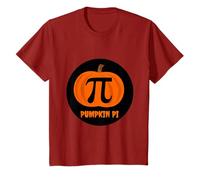 Pumpkin Pi Math Teacher Nerd Halloween Stuff Dark Funny T-Shirt