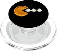 Pumpkin Pie Eating Whipped Cream Funny Thanksgiving PopSockets PopGrip for MagSafe
