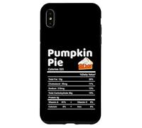 Pumpkin Pie Nutrition Facts Funny Thanksgiving Family Humor Case for iPhone XS Max