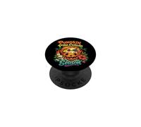 Pumpkin Piña Colada Summerween Halloween Tropical Beach PopSockets Adhesive PopGrip