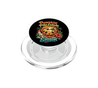 Pumpkin Piña Colada Summerween Halloween Tropical Beach PopSockets PopGrip for MagSafe