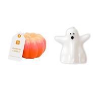 Pumpkin Pink Candle & Ghost Halloween Candle Halloween Bundle