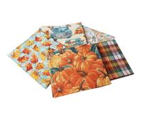 Pumpkin Please Halloween 5 Piece Cotton Fat Quarter Bundle Sewing Online Fe0143