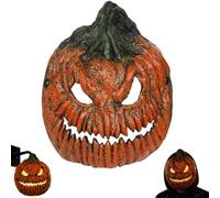 Pumpkin Porch Lantern Covers,3D Scary Halloween Light Decor | Turn a Porch Light Into a Spooky Jack-O'-Lantern with a 3D Face,Elastic Strap,and Reusable Outdoor Design.