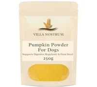 Pumpkin Powder for Dogs 250g, Supports Prebiotic Fiber Source & Nutrition - Helps Loose Stool and Gut Inflammation by Villa Nostrum