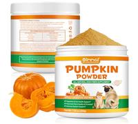 Pumpkin Powder for Dogs & Cats, Pumpkin Puree Powder 100% Natural Ingredients, Naturally Rich in Prebiotics & Fibre for Dogs & Cats Gut Health & Healthy Stools 200g