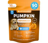 Pumpkin Powder for Dogs Digestive Support - 16 OZ - Fiber Supplement for Constipation - For Gut Balance, Healthy Skin, Digestion, Glands, Firm Stool,Poop, Anti Diarrhea, Gas Relief - Create Puree