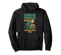 Pumpkin Prowler Werewolf Push Day Halloween Vintage 90's Gym Pullover Hoodie
