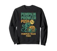 Pumpkin Prowler Werewolf Push Day Halloween Vintage 90's Gym Sweatshirt