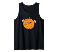 Pumpkin Pufferfish Cute Autumn Ocean Pun Art Fun Spooky Fish Tank Top