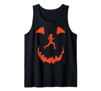 pumpkin running halloween Tank Top
