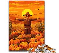 Pumpkin Scarecrow 2000 Pieces Jigsaw Puzzle For Adults Teens,Help The Brain Exercise Addictive Toys to Cultivate Patience Great Gift (70X100cm)