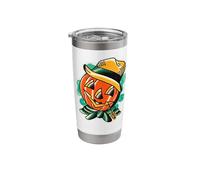 Pumpkin Scarecrow Jack-o-Lantern Halloween Stainless Steel Insulated Tumbler