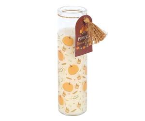 Pumpkin Scented 7-Day Prayer Style Candle - Autumn Halloween Decor - Cozy Glow Tube Design with 50 Hour Burn Time