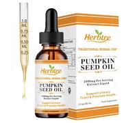 Pumpkin Seed 1,000mg Equivalent (100mg of 10:1 Extract) 60ml Vegan Drop - 3rd Party Lab Tested, High Stregth Supplement - Hair, Prostate & Hormonal Support