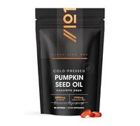 Pumpkin Seed Oil 3000mg - 70% Linoleic & Oleic Acid - 90 Softgels - 100% Cold Pressed - No Additives - Resealable and Recyclable Pouch by Alpha01