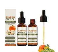 Pumpkin Seed Oil,Cold Pressed Natural Body Oil,Pumpkin Seed Extract Drop,Natural ingredients,Moisturising Oil for Dry Hands Scalp Face,Easy to Absorb,Daily Hydration for Whole Body (2 pcs)