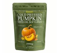 Pumpkin Seed Oil for Hair Growth | 3000mg High Strength Softgel Capsules | 90 Count | Made in the UK by Roundway Supplements