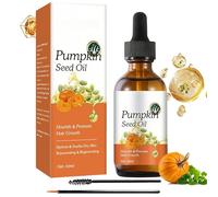 Pumpkin Seed Oil for Hair:Pure Cold-Pressed Treatment for Eyelashes, Eyebrows, Dry Hair & Scalp Care | Nourishes Face, Nails & Body | 60ml