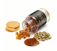 Pumpkin Seed Oil Soft Capsules - 90 Count (3000mg Per Serving) High Potency, Cold Pressed Extra Virgin Pumpkin Seed Oil (Non-GMO) by HighAtlas