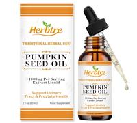 Pumpkin Seed Oil Supplement 1,000mg - High Strength for Prostate & Bladder Support and Hair & Nails Nourishment - Prostate Supplements for Men - 30 Day Supply - Vegan 60ml Drop