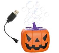 Pumpkin Shape Bubble Electric Baby Toy Home Beach Garden Outdoor Blowing Toy Parent-child Communication Kids Maker Girls