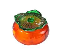 Pumpkin Shape Nails Dappen Dish For Acrylic Nails Glass Crystal Acrylic Powder Holder With Lid Dappen Dish Cup Pumpkin Shape Cup Nail With Lid Small Bowl Cups