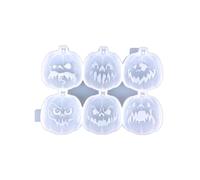 Pumpkin Silicone Mold for Enthusiasts and Halloween, White | and Easy to Clean for Halloween Decorations and Keychain, Let the Fun Begin, a Must Have for Keychain