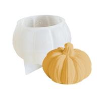 Pumpkin Silicone Mould - Resin Craft, Strong Flexible Manufacturer, Reusable Candle Shaper, Durable Baking Cupcake Pastry Chef Jelly Colon Decoration Epoxy Moulds for Kitchen Crafts