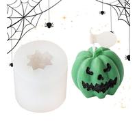 Pumpkin Silicone Mould, Silicone Halloween Candle Moulds Pumpkin, for Craft Supplies with Soap Epoxy Art Projects Autumn Decoration Thanksgiving Holiday Decoration Home Decor Party Decoration
