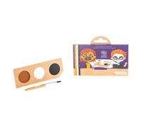 Pumpkin & Skeleton 3 Shades Makeup Kit Orange one size