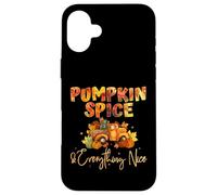 Pumpkin Spice and Everything Nice Cozy Autumn Case for iPhone 16 Plus