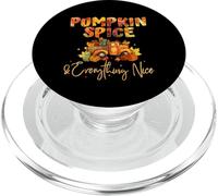 Pumpkin Spice and Everything Nice Cozy Autumn PopSockets PopGrip for MagSafe