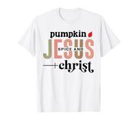 Pumpkin Spice and Jesus Christ Fall Christian Autumn T-Shirt