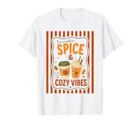 Pumpkin Spice Cozy Fall Coffee Mood for Autumn Drink Lover Value Graphic T-Shirt, Men, White, M