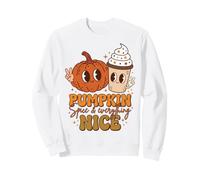 Pumpkin Spice Everything Nice Autumn Peace Sign Sweatshirt