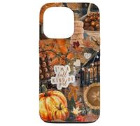 Pumpkin Spice Fall Cozy Autumn Leaves Collage Case for iPhone 13 Pro