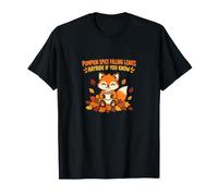Pumpkin Spice Falling Leaves Hayride If You Know Fall Lover T-Shirt