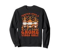 Pumpkin Spice & Gnomes Vibes Only For Coffee Latte Lovers Sweatshirt
