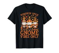 Pumpkin Spice & Gnomes Vibes Only for Coffee Latte Lovers T-Shirt