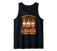 Pumpkin Spice & Gnomes Vibes Only for Coffee Latte Lovers Tank Top