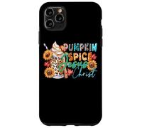 Pumpkin Spice Jesus Christ Autumn Faith Case for iPhone 11 Pro Max