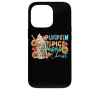 Pumpkin Spice Jesus Christ Autumn Faith Case for iPhone 13 Pro