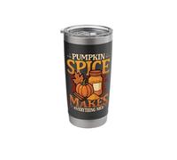 Pumpkin Spice Makes Everything Nice Fall Pumpkin Spice Stainless Steel Insulated Tumbler
