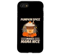 Pumpkin Spice Makes Mama Nice Funny Fall Quotes for Mom Case for iPhone SE (2020) / 7/8