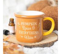 Something Different Pumpkin Spice & Everything Nice Mug Oil Burner (One Size) (Brown/White/Yellow)