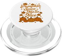 Pumpkin Spice Not So Nice Halloween Humor Apparel PopSockets PopGrip for MagSafe