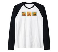 Pumpkin Spice Postal Stamp Retro Fall Postage Stamps Coffee Raglan Baseball Tee