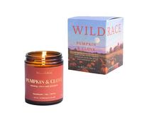 Pumpkin Spice Scented Candle | Pumpkin and Clove Autumn Fall Candles | Long Burning Soy Wax Premium Candle Handmade in Essex | Halloween Code Orange | by WILDRACE